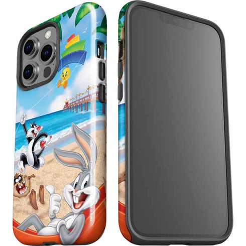Looney Tunes Beach iPhone 15 Pro Impact Case